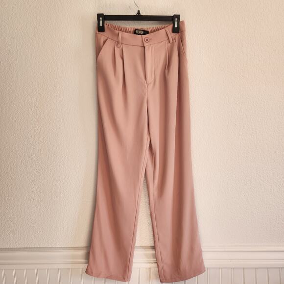 Rewash Women's Size 1/25 Light Pink Straight Leg Dress Pants New - Picture 1 of 3